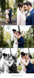 Hochzeit im Patrick Hellmann Schlosshotel in Berlin Grunewald - Paarfotos vom Brautpaar im großen Garten