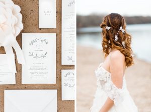 Boho Strand Hochzeit Inspiration mit Achat Scheiben: Papeterie - Stefanie Lange Hochzeitsfotografie