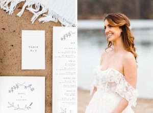 Boho Strand Hochzeit Inspiration mit Achat Scheiben: Papeterie - Stefanie Lange Hochzeitsfotografie