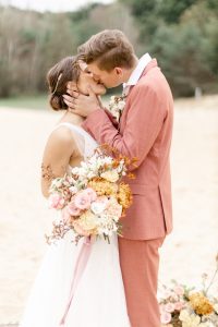 Boho Glam Hochzeit Brautpaar