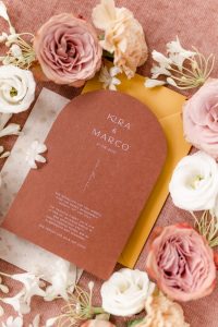 Boho Glam Hochzeit Papeterie