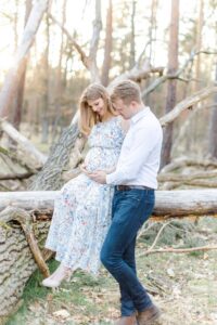 Babybauch Shooting mit Partner