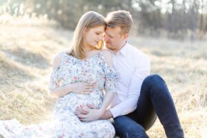 Babybauch Shooting mit Partner