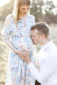 Babybauch Shooting mit Partner