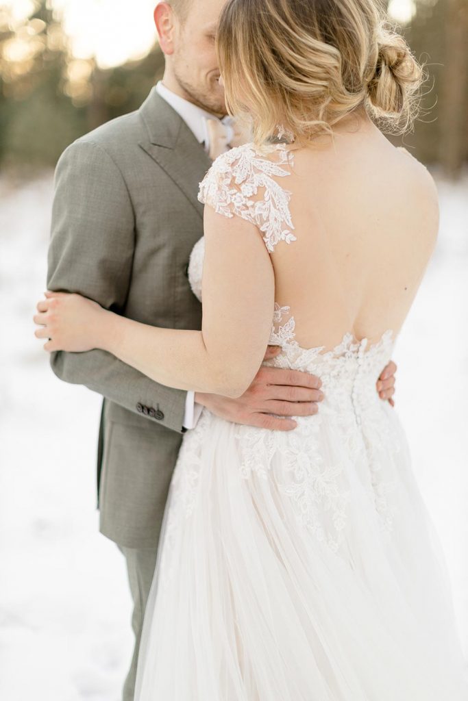 Hochzeitskleider Winter - After Wedding Shooting