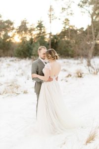 Winterhochzeit: Schnee Shooting