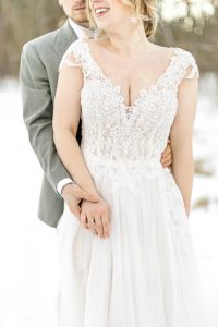 Winterhochzeit: Schneeshooting